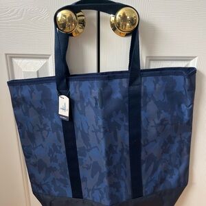 Johnnie-O Navy Camouflage Tote Bag